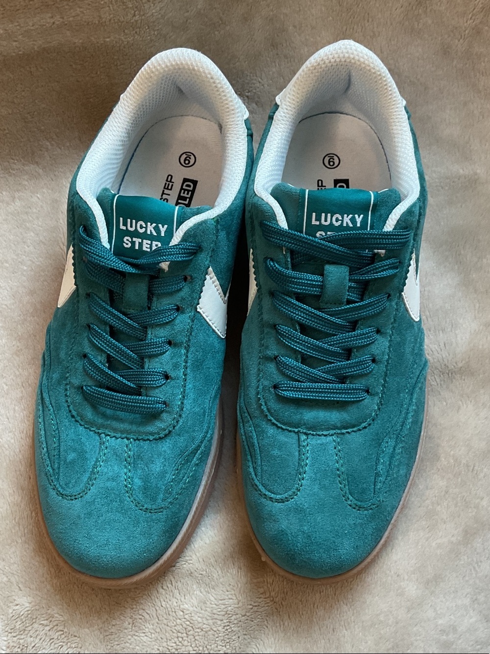 Lucky Step Women’s Retro Non Slip Comfort Walking Shoes Size 9
